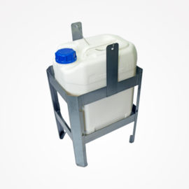 Suporte Inox p/ Solo (C) c/ trava - BB 20 L