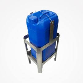 Suporte Inox p/ Solo (C) c/ trava - BB 50 L