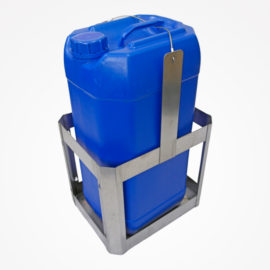 Suporte Inox p/ Solo (P) c/ trava - BB 50 L